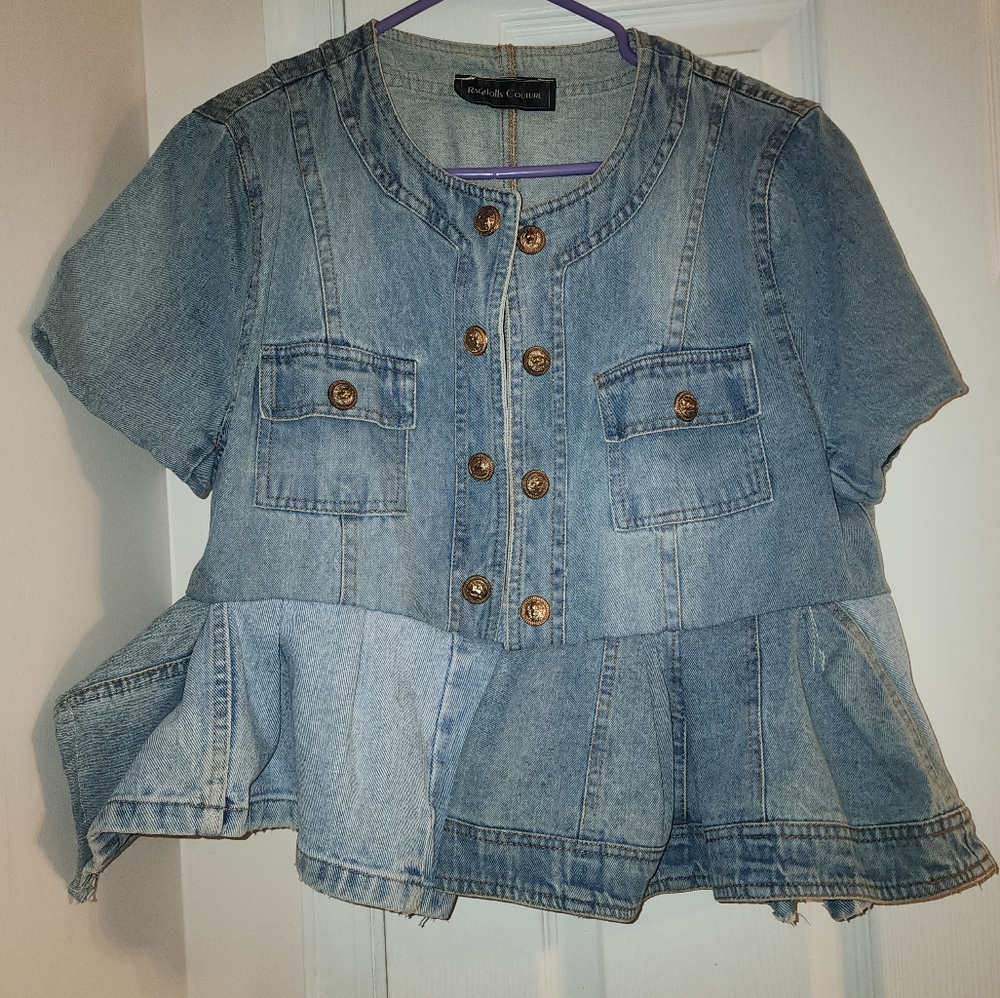 Rag Dolls custom made denim jacket